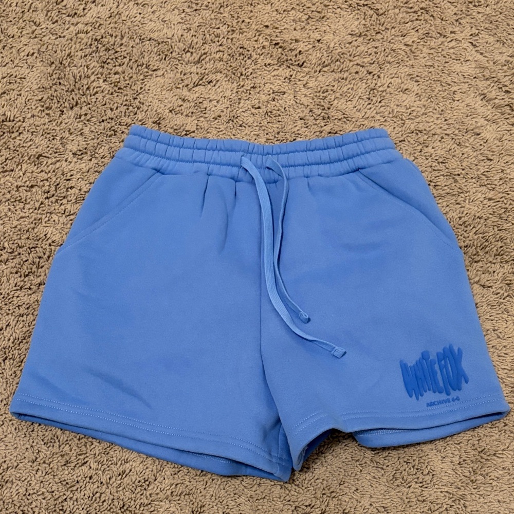 White Fox Boutique Blue Athletic Shorts
